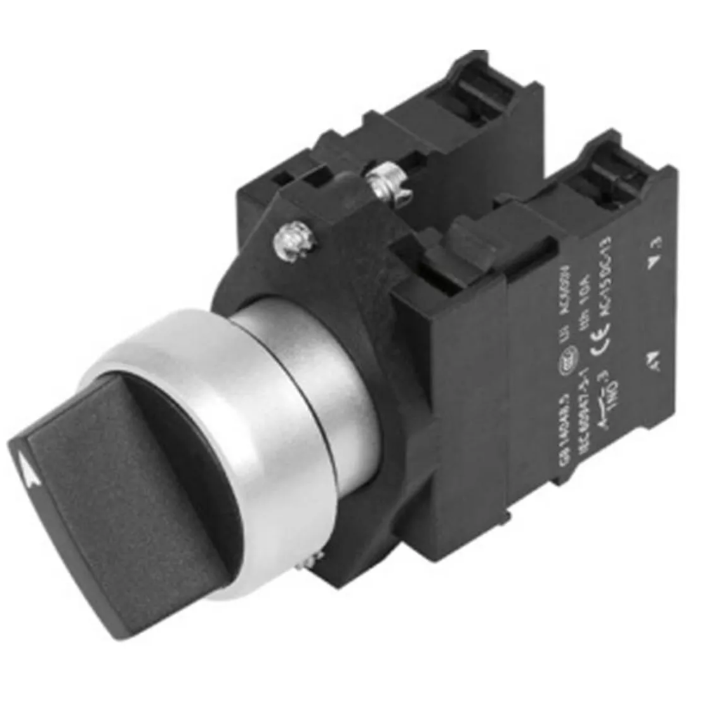 [Imagem COMUTADOR PLÁSTICO 2 POSIÇÕES 1NA PRETO 3SB61302AA101BA0 SIEMENS]