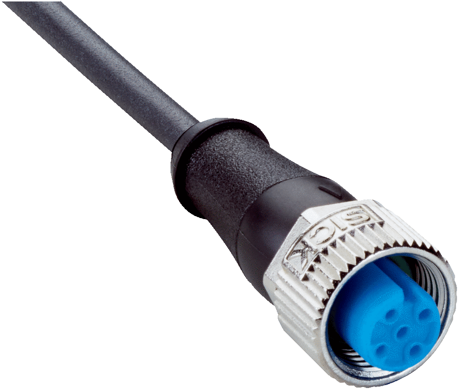 [Imagem CONECTOR SENSOR FEMEA M12 5P 20M YF2A25200UB6XLEAX 2095738 SICK]