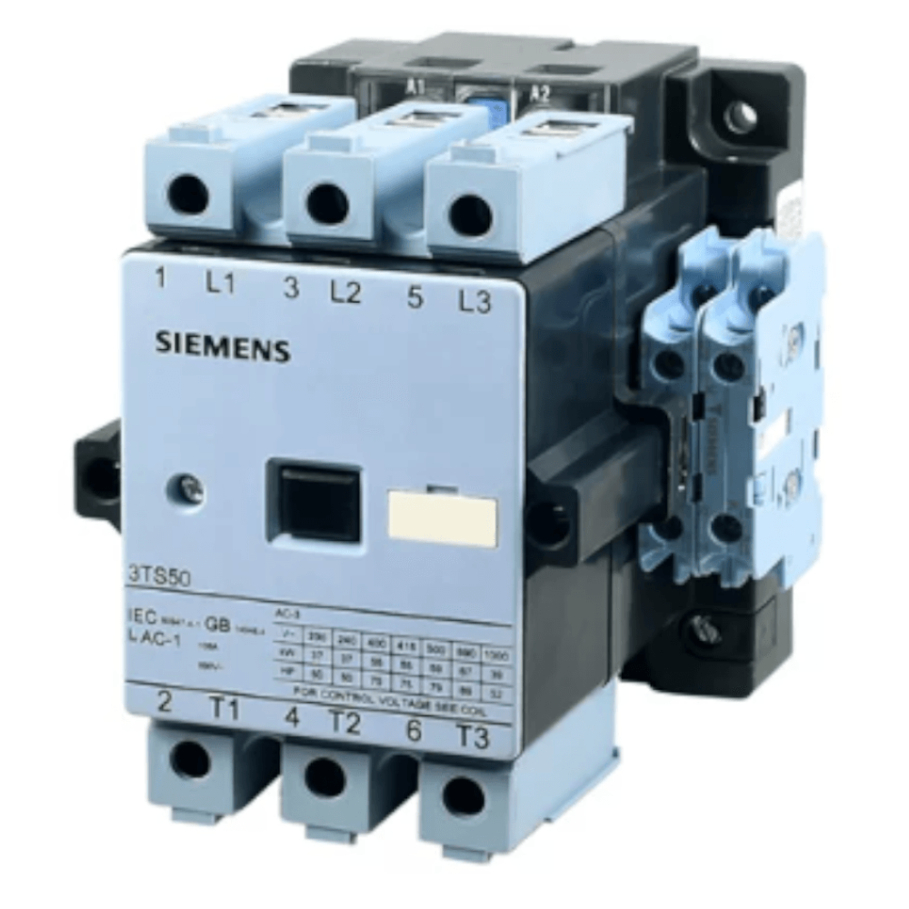 [Imagem CONTATOR 105A 220V 50/60HZ 2NA2NF 3TS50220AN2 SIEMENS]
