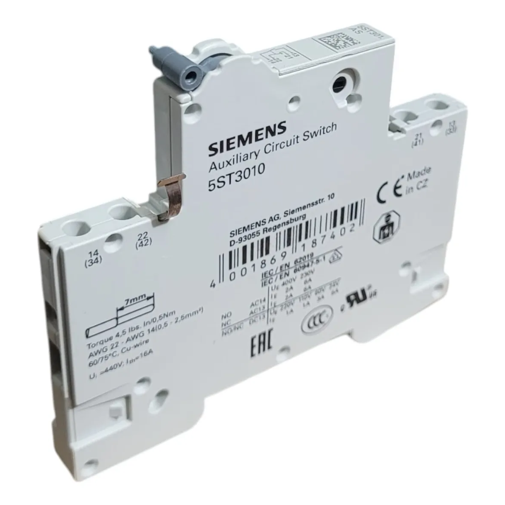 CONTATOR AUXILIAR 1NA+1NF 5ST3010 SIEMENS CONTATOR-AUXILIAR-1NA-1NF-5ST3010-SIEMENS-3.png