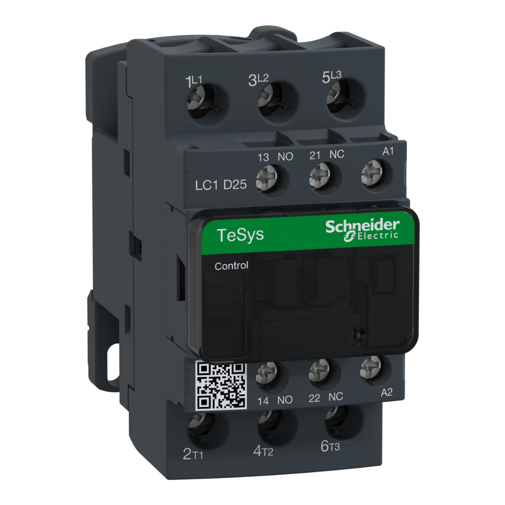 [Imagem CONTATOR TRIPOLAR 25A 1NA+1NF 220VCA LC1D25M7 SCHNEIDER]