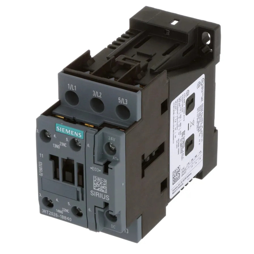CONTATOR TRIPOLAR 25A 24VCC 1NA+1NF 50/60HZ 3RT20261BB40 SIEMENS CONTATOR-TRIPOLAR-25A-24VCC-1NA-1NF-50-60HZ-3RT20261BB40-SIEMENS-3.png