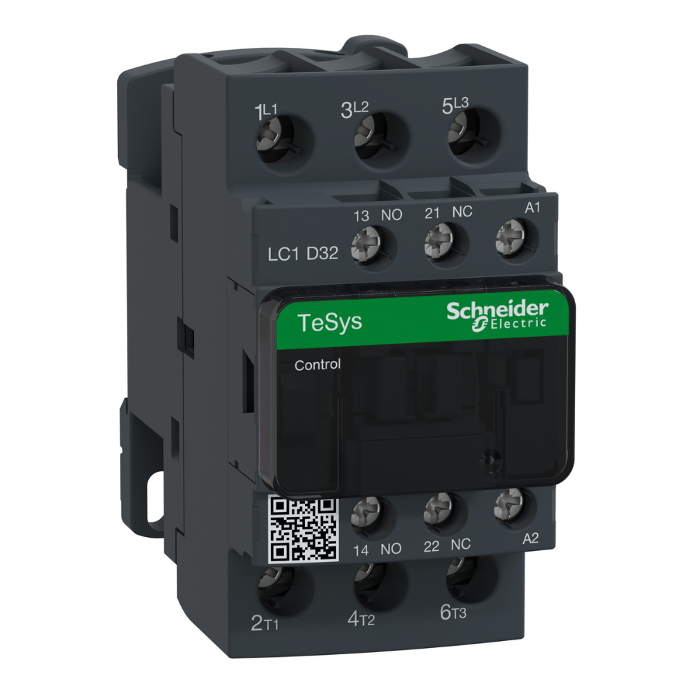 [Imagem CONTATOR TRIPOLAR 32A 1NA+1NF 220VCA LC1D32M7 SCHNEIDER]