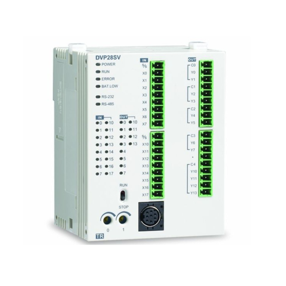 [Imagem CONTROLADOR LÓGICO PROGRAMÁVEL SV2 16 ENTRADAS 12 SAÍDAS 24VDC DELTA AUTOMATION]