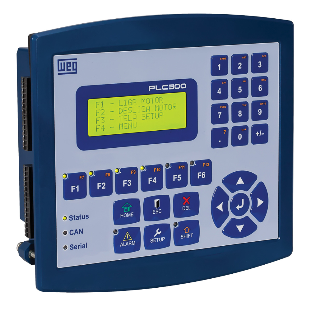 [Imagem CONTROLADOR PROGRAMÁVEL PLC300HPH3 13798125 WEG]
