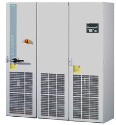 [Imagem INVERSOR  DE FREQUÊNCIA GABINETE TRIFÁSICO 400KW 690A 380/480V 50/60HZ 6SE71370EG623BA0 SIEMENS]