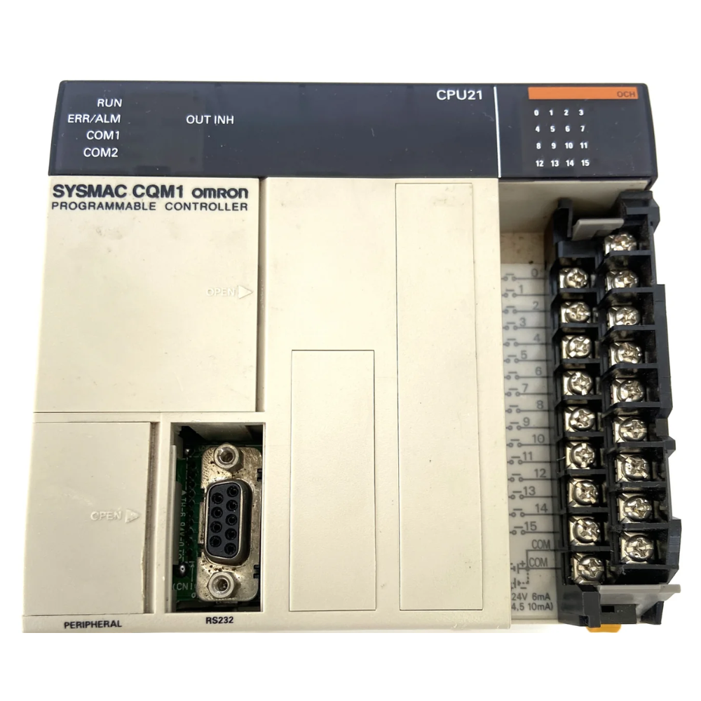 [Imagem CONTROLADOR PROGRAMÁVEL 820MA RS-232C CQM1CPU21E OMRON]