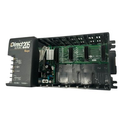 [Imagem BASE MÓDULO E/S 6 SLOTS 110/220VCA DIRECTLOGIC 205 D206B PLC DIRECT]