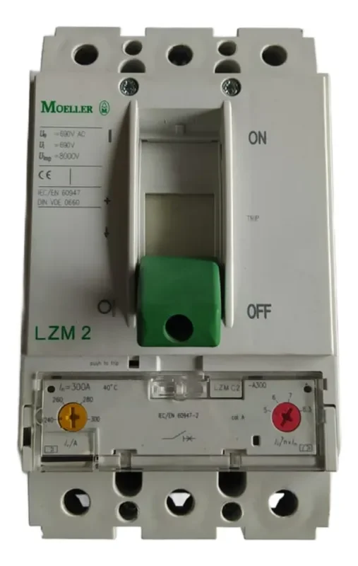 [Imagem DISJUNTOR CAIXA MOLDADA 690VAC LZM2 MOELLER]