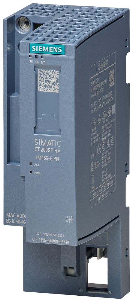 [Imagem MÓDULO INTERFACE IM155/6 PN ET200SPHA 6DL11556AU000PM0 SIEMENS]