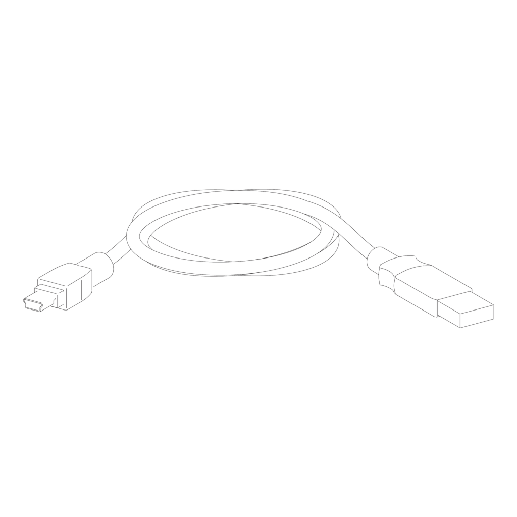 [Imagem do produto CABO USB (MINIUSB/USB) P/MICROLOGIC X LV850067SP SCHNEIDER]