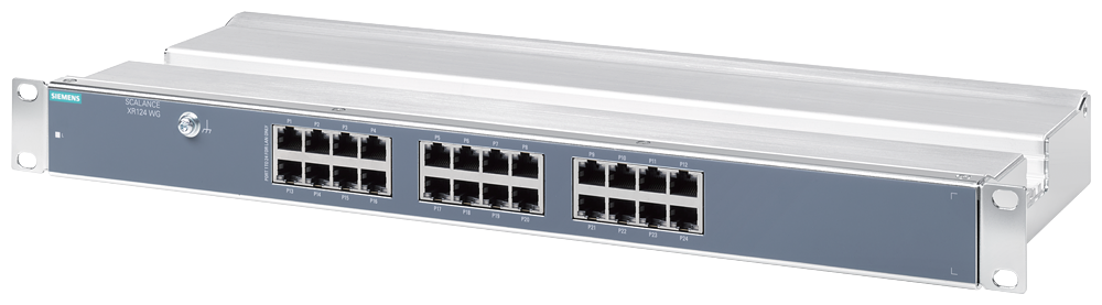 [Imagem SWITCH INDUSTRIAL SCALANCE XR124WG 24 PORTAS FE 230VAC 6GK51240BA003AR3 SIEMENS]