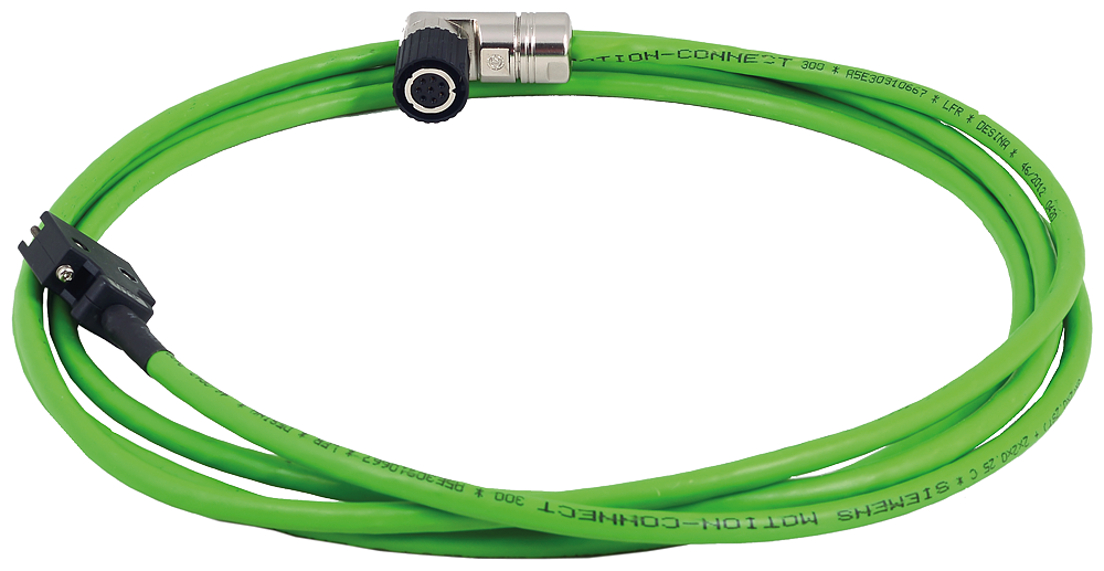 [Imagem CABO DE SINAL 20M COM CONECTORES 6FX30022DB201CA0 SIEMENS]