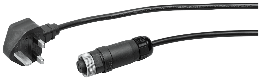 CABO CON. UK PARA FONTE ALIM. LONGO ALC. CONEC. ENCAIXE VERSÃO UK P/ SIMATIC RF 6GT28980AC11 SIEMENS