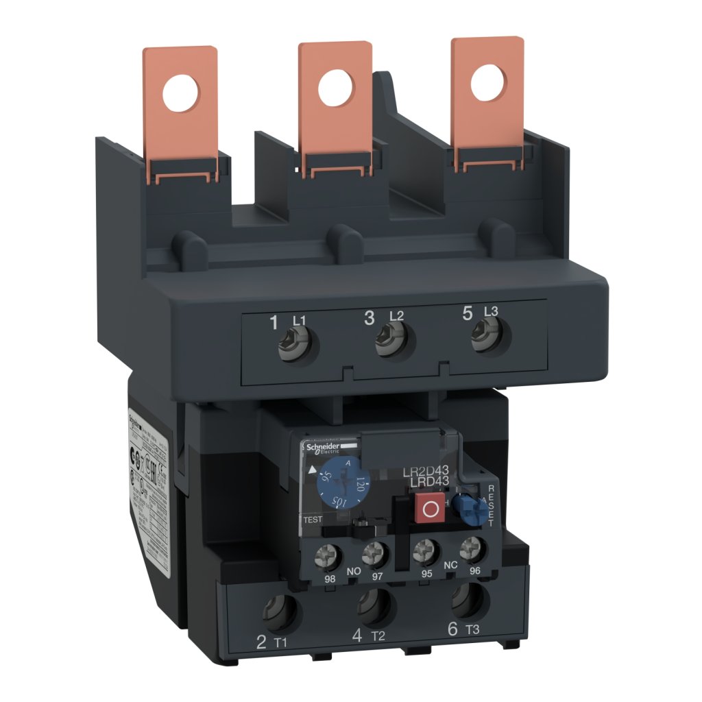 [Imagem do produto RELÉ ELETRÔNICO DE SOBRECARGA TÉRMICA 95A...120A TESYS LRD LRD4367 SCHNEIDER]
