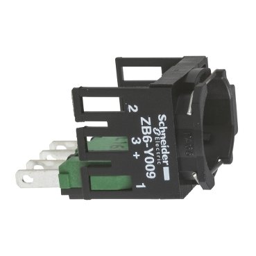 [Imagem do produto CORPO PARA BOTAO E COMUTADOR 16MM PLASTICO ALIMENT DIRETA 25 ZB6Z1B SCHNEIDER]