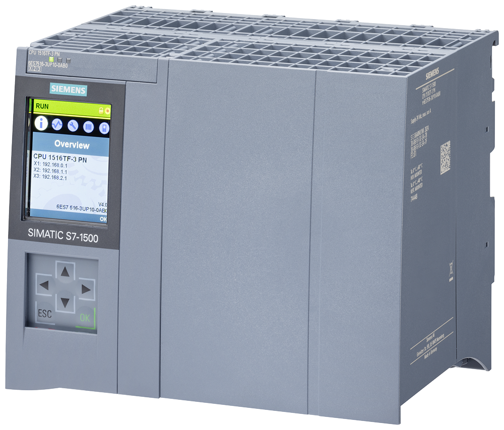 [Imagem SIMATIC S7-1500TF CPU 1516TF-3 PN 6ES75163UP100AB0 SIEMENS]