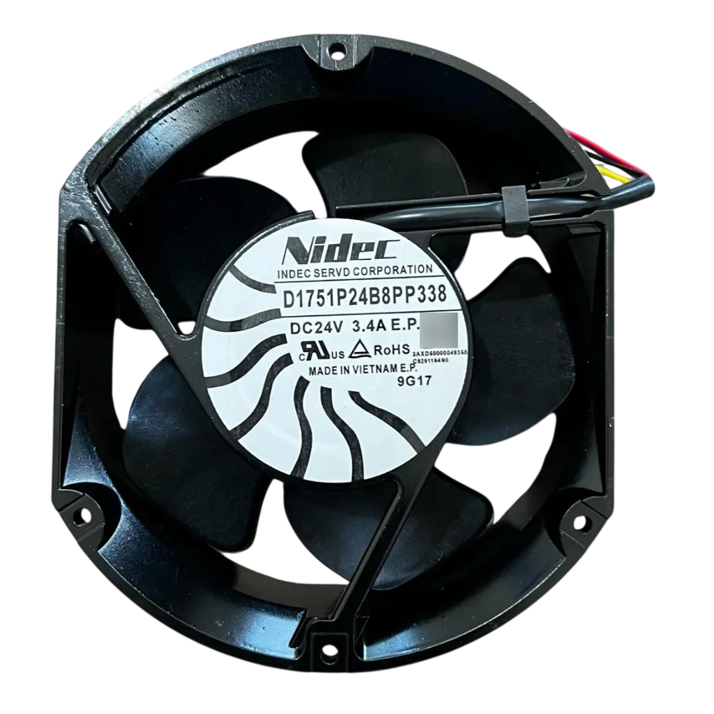 [Imagem do produto VENTILADOR AXIAL 24VCC 3,4A 172X150X50MM D1751P24B8PP338 NIDEC]