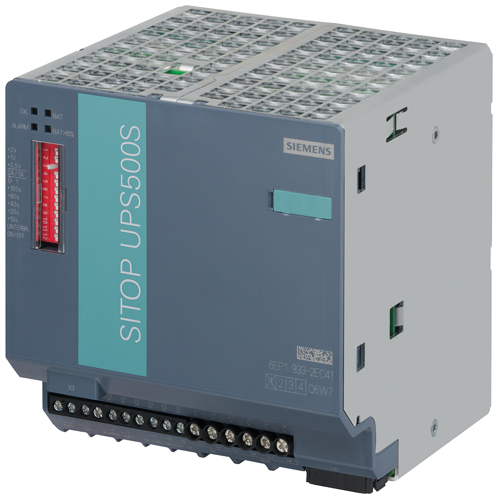 [Imagem do produto SITOP UPS 500S 2.5KW 6EP19332EC41 SIEMENS]