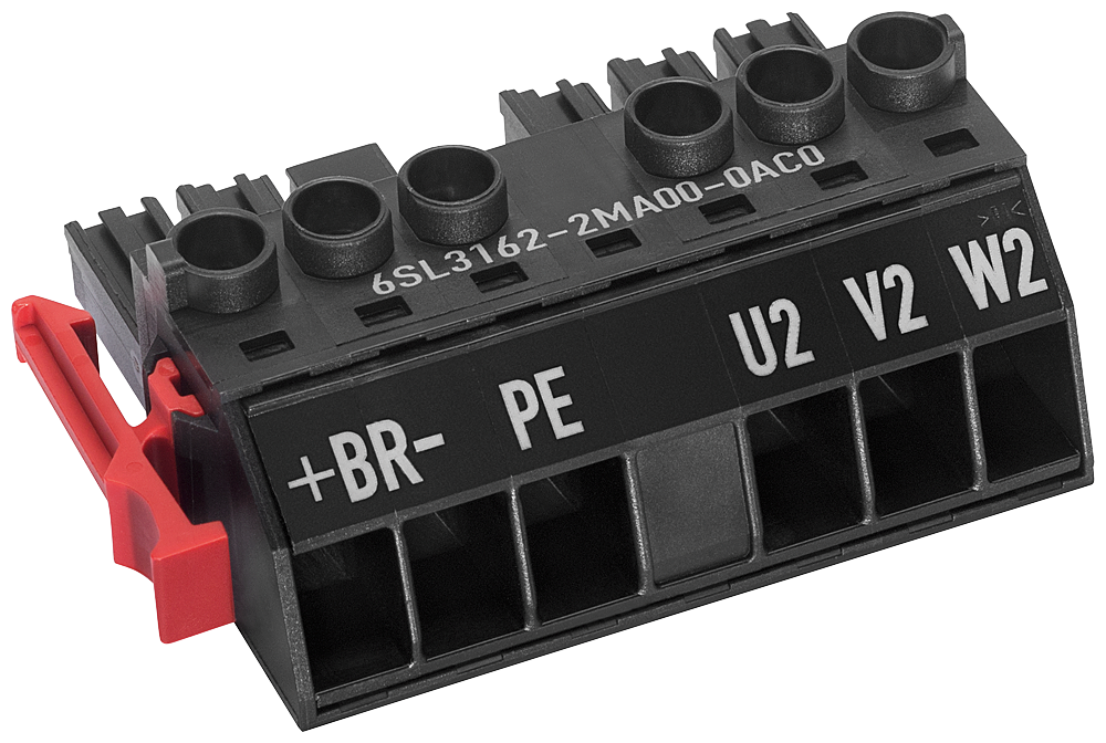 [Imagem CONECTOR DE FORÇA TERMINAL TIPO PARAFUSO 6SL31622MA000AC0 SIEMENS]