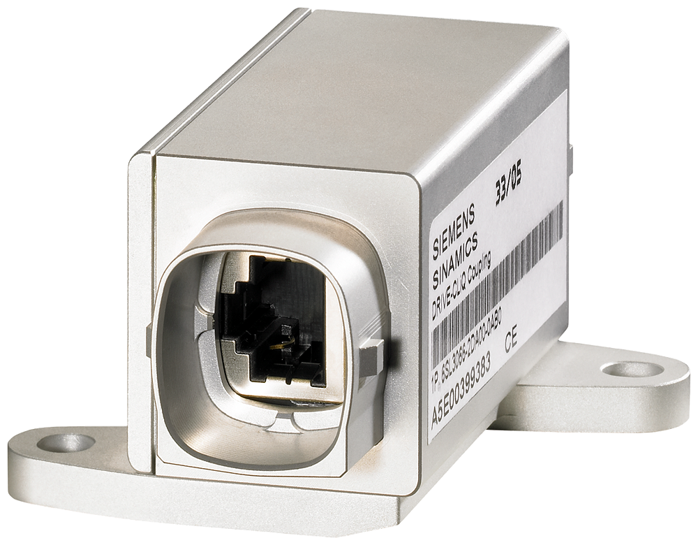 [Imagem ACOPLAMENTO PARA CABO DRIVE-CLIQ IP67 6SL30662DA000AB0 SIEMENS]