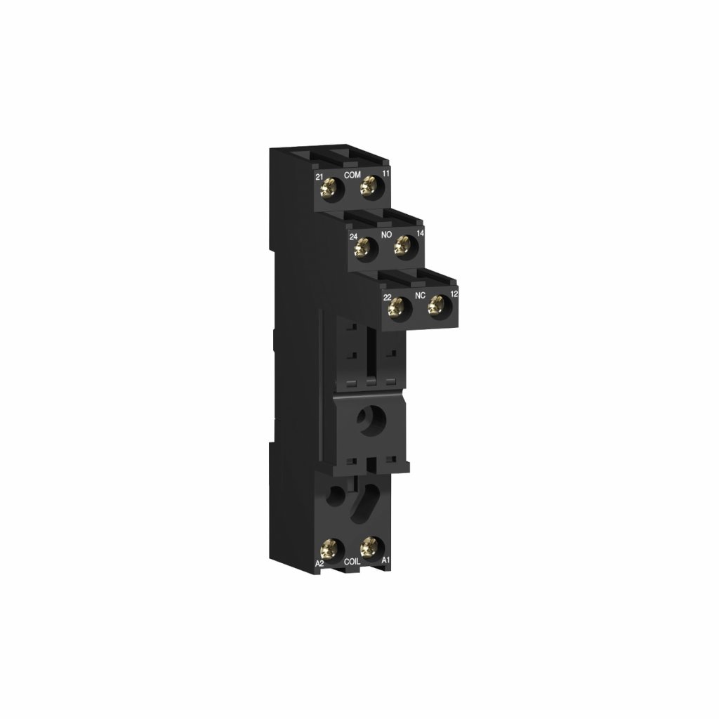 [Imagem BASE PARA RELÉ RSB1A160* E RSB2A080*, CONEXÃO POR PARAFUSO RSZE1S48M SCHNEIDER]