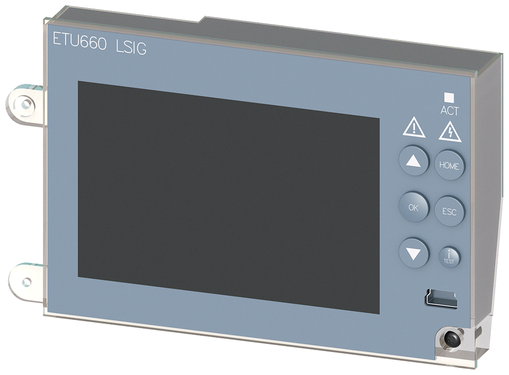 ETU660 DISPARADOR DE SOBREINTENSIDADE ELETRÔNICO LSIG COM TELA 3VW90177AA00 SIEMENS