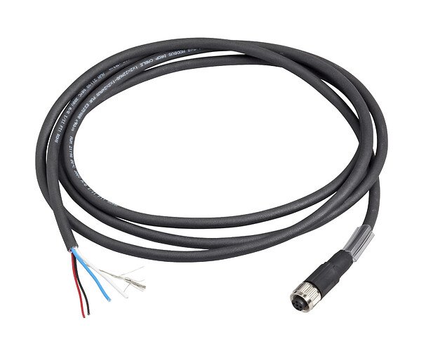[Imagem CABO 5P C/CONECTOR M12 FM 5M  TCSMCN1F5 TELEMECANIQUE]