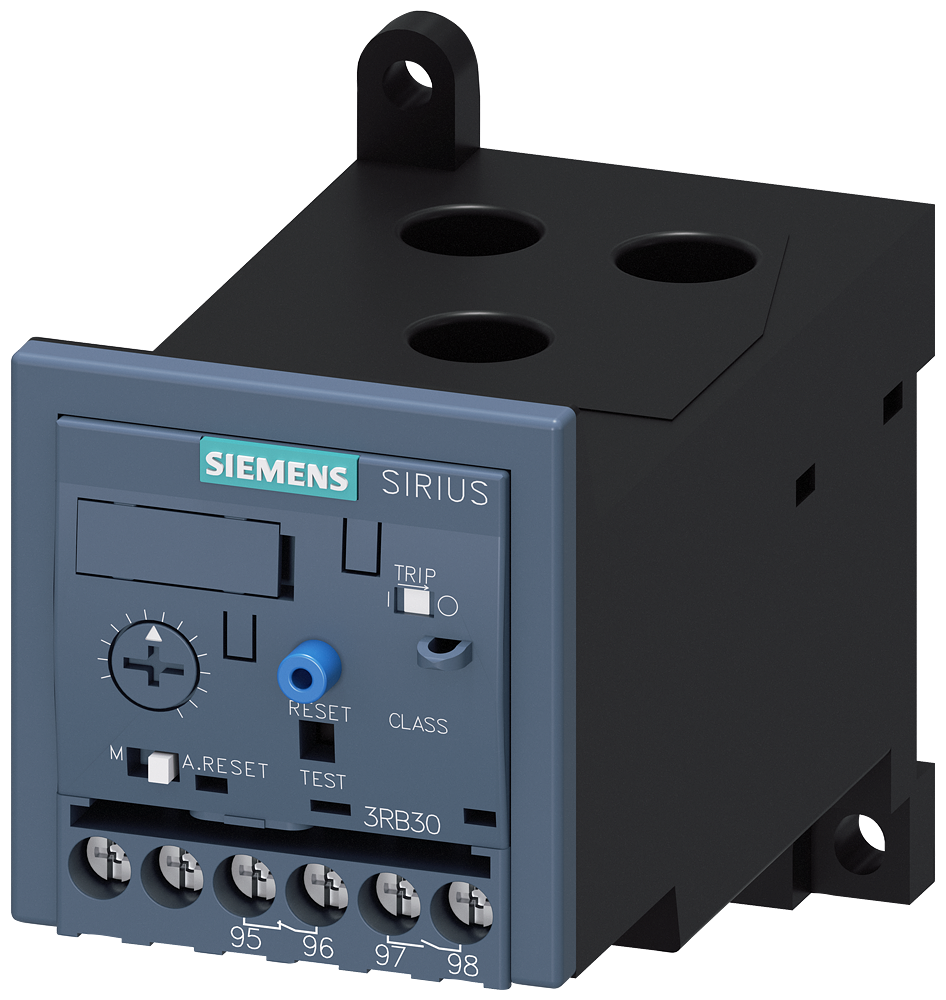 [Imagem do produto RELÉ DE SOBRECARGA 20-80A PARA PROTEÇÃO DO MOTOR, CLASS 20E 3RB30362WW1 SIEMENS]