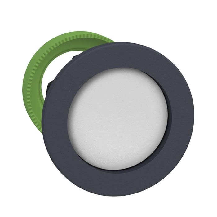 [Imagem CABEÇOTE PARA BOTÃO FACEADO Ø30MM PLÁSTICO GUARDA ALTA BRANCO ZB5FA16 SCHNEIDER]