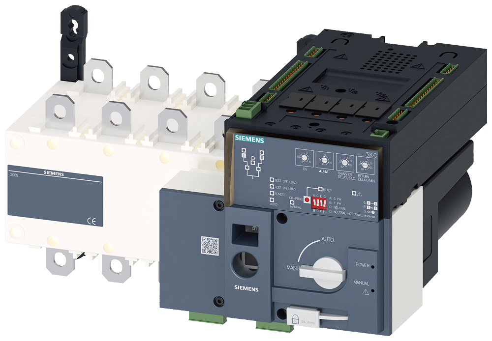 EQUIPAMENTO DE COMUTAÇÃO DE COMUTAÇÃO DE TRANSFERÊNCIA AUTOMÁTICA 3KC AUTOM 3KC84380CA220GA3 SIEMENS