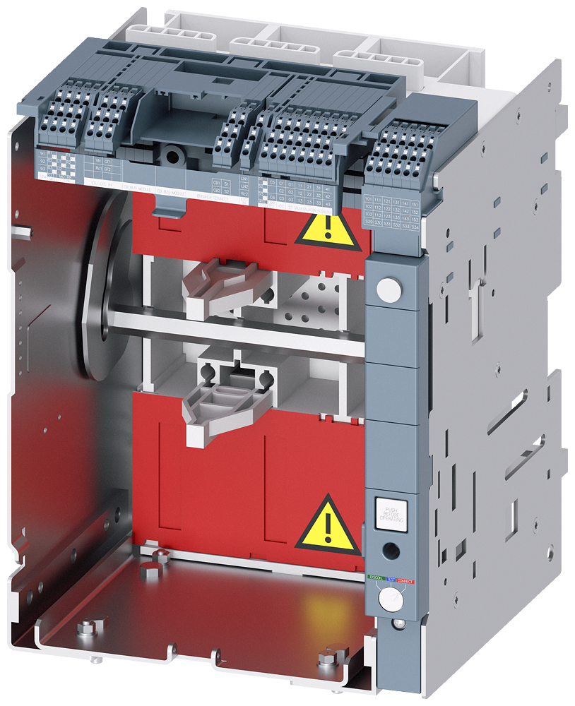 QUADRO-GUIA PARA 3VA273P CONEXÃO PRINCIPAL PROLONGADA NA PARTE TRASEIRA AC 3VW81167AG01 SIEMENS