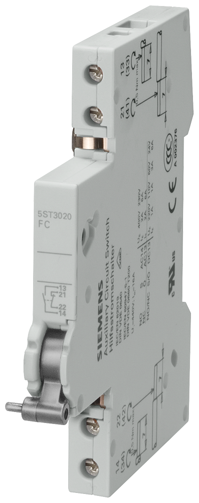 [Imagem CONTATO ALARME 2NF 6A 5ST3022 SIEMENS]