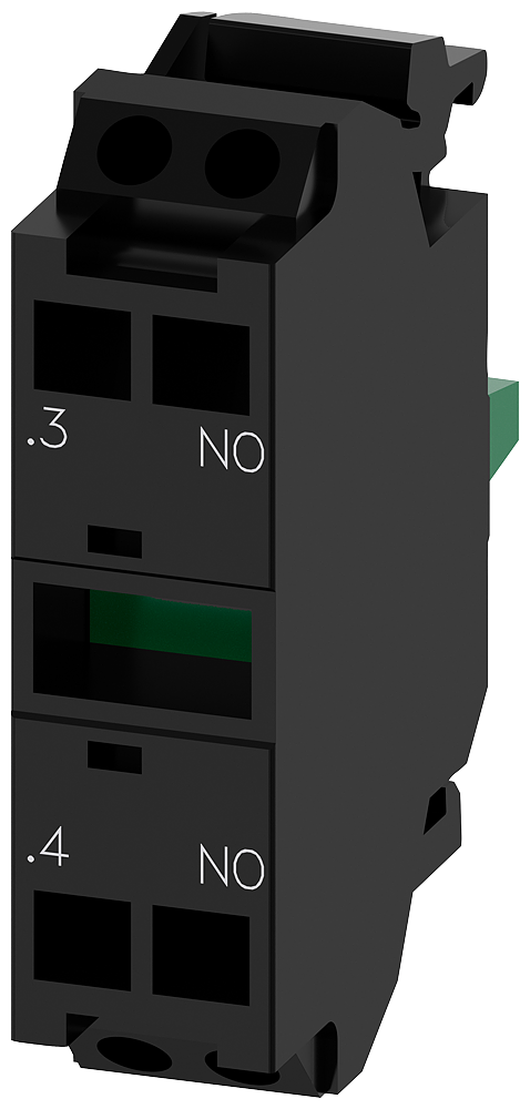 MÓDULO DE CONTATOS COM 1 ELEMENTO DE COMUTAÇÃO 1NA CONEXÃO DE MOLA PARA FI 3SU14001AA103BA0-ZX90 SIEMENS