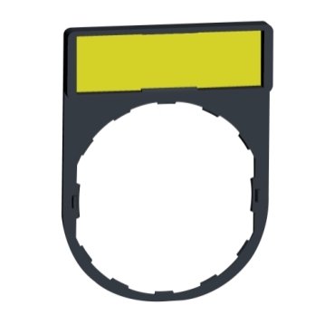 [Imagem PORTA ETIQUETA 30X40MM BRANCO AMARELO SEM GRAVACAO ZBY4101 SCHNEIDER]