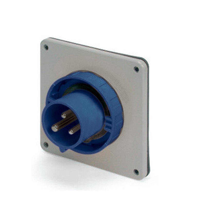 [Imagem do produto PLUGUE EMBUTIR 30A 2P 3W 6H IP67 250V SCM330B6W SCAME]