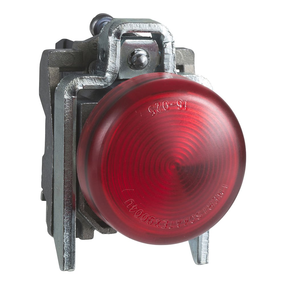 [Imagem SINALIZADOR MODULAR Ø22MM METÁLICO, LED, VERMELHO, 230...240VCA XB4BVM4 SCHNEIDER]