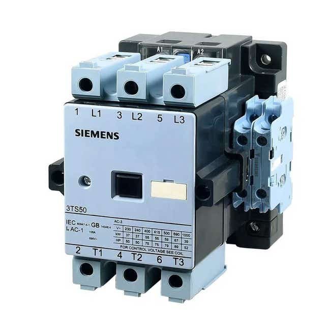 [Imagem do produto CONTATOR 105A 110V 50/60HZ 2NA2NF 3TS50220AG2 SIEMENS]