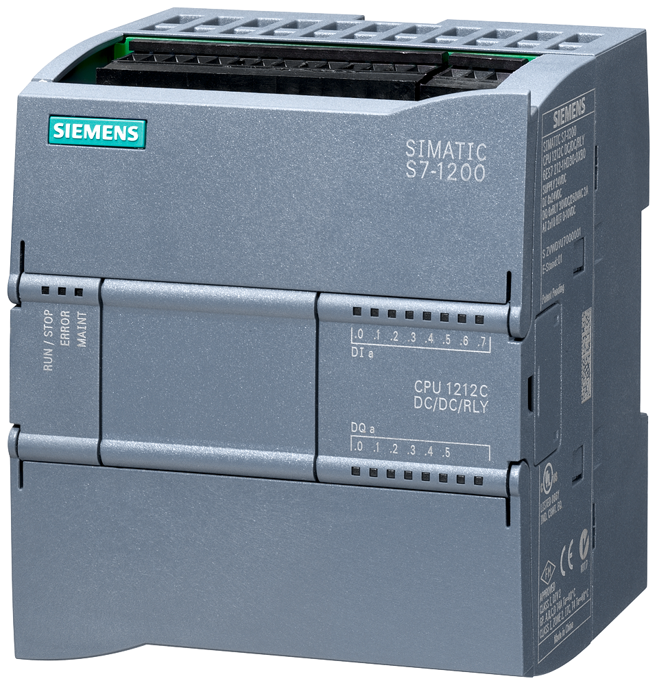 [Imagem CPU 1212C DC/DC/RL 8DI/6DO/2AI 6ES72121HE400XB0 SIEMENS]