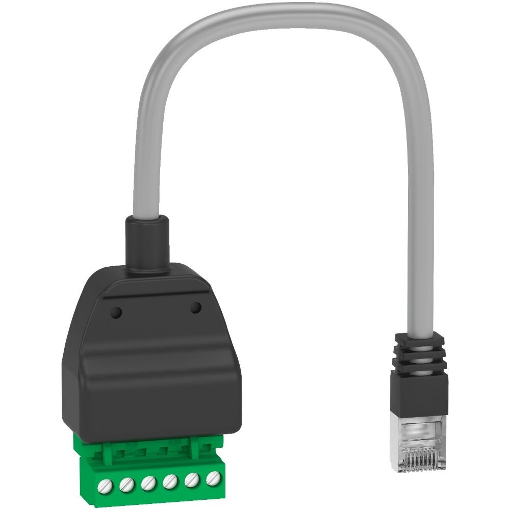 [Imagem ADAPTADOR RJ45 PARA ABRIR CONECTOR MODBUS LV434211 SCHNEIDER]