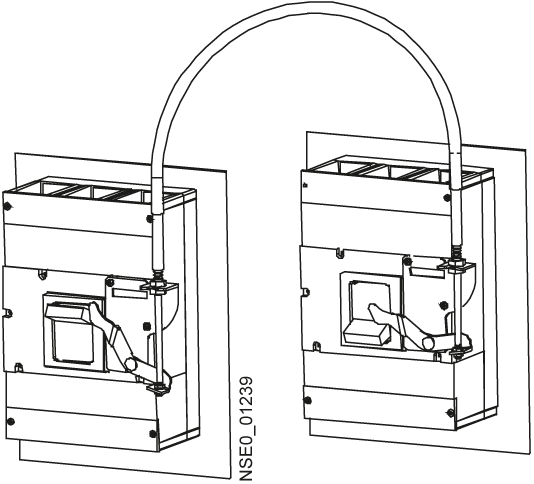 ACESSÓRIOS PARA VL150XUL-VL250UL (QUADRO CG-QUADRO FG) BLOQUEIO COM CABO BOWDEN 3VL93008LA01 SIEMENS