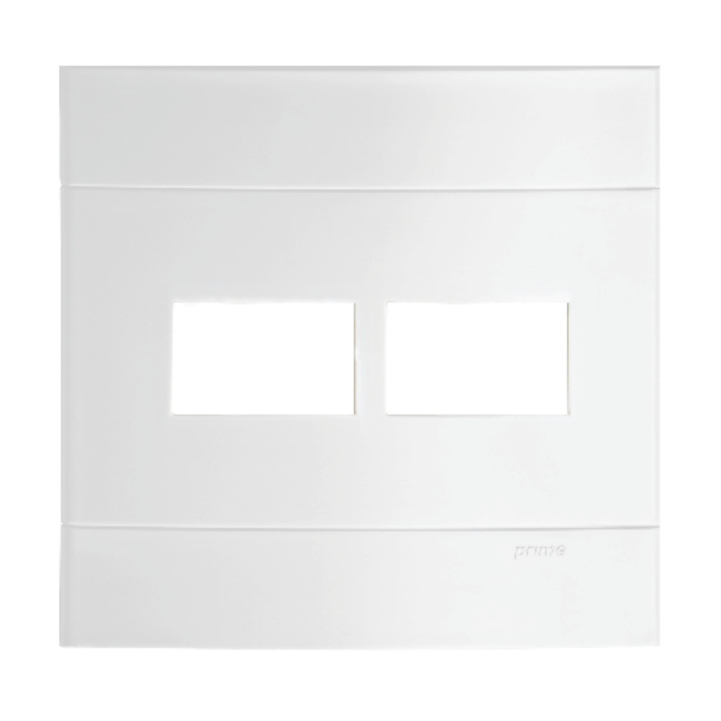 [Imagem PLACA 4X4 2 POSTOS SEPARADOS BR LUNARE PRM44421 SCHNEIDER]