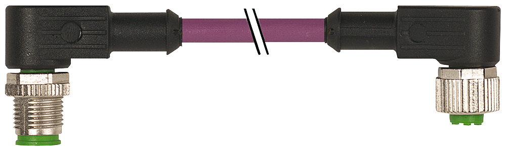 CABO DE CONEXÃO DE BARRAMENTO 10 M PARA PROFIBUS DE 2 FIOS BLINDADO 2X M 3RK19021NC10 SIEMENS