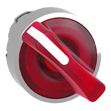 [Imagem CABEÇOTE PARA COMUTADOR LUMINOSO Ø22MM METÁLICO 2 POSIÇÕES FIXAS VERMELHO ZB4BK1243 SCHNEIDER]