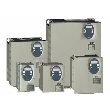 [Imagem INVERSOR DE FREQUÊNCIA TRIFÁSICO 5,5KW 500V IP20 ATV31HU55N4A SCHNEIDER]