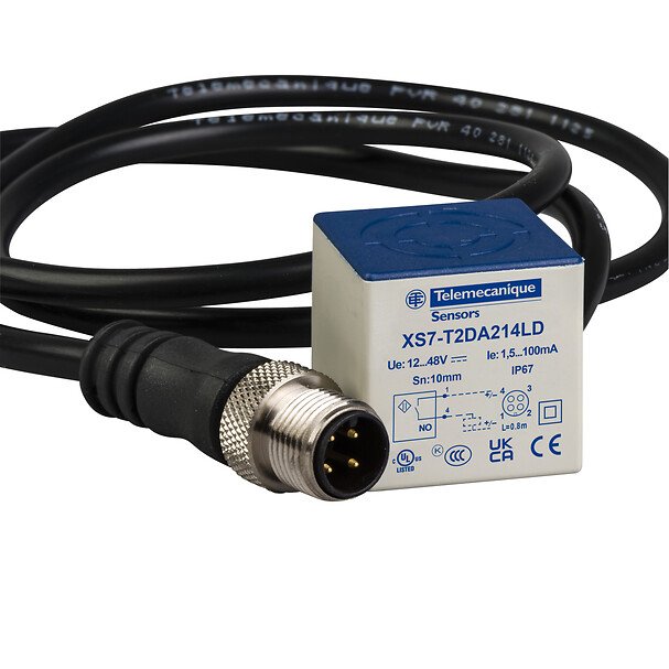 [Imagem SENSOR INDUTIVO RETANG 10MM CC NA TELEMECANIQUE XS7T2DA214LD01]