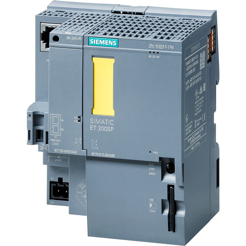 [Imagem CPU 1510SP F-1 PN PARA ET 200SP 150KB PROGRAMA 750KB DADOS PROFINET SIMATIC DP 6ES75101SJ010AB0 SIEMENS]