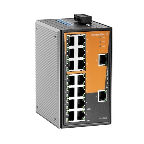 [Imagem SWITCH ETHERNET 16 PORTAS IE-SW-VL16T-16TX 1286590000 WEIDMULLER]