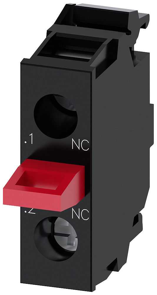 MÓDULO DE CONTATOS COM 1 ELEMENTO DE CONTATO 1NF CONEXÃO PARAFUSADA PARA F 3SU14002AA101CA0-ZX01 SIEMENS