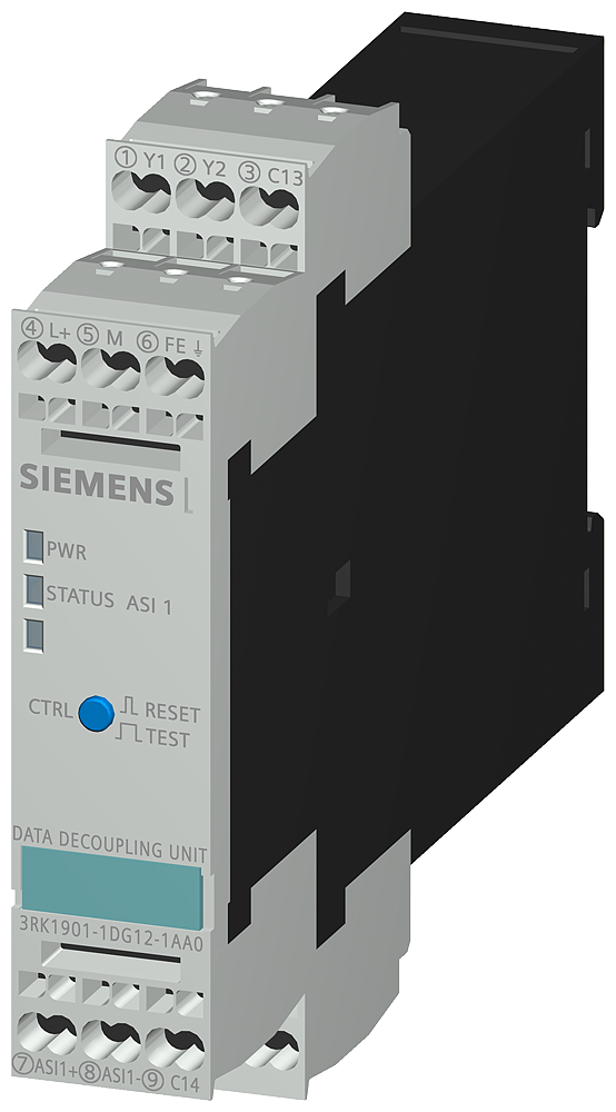 DESACOPL. DE DADOS INTERFACE AS 1X 4A MOLA AS-INTERFACE 3RK19011DG121AA0 SIEMENS